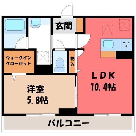 古河駅 徒歩27分 1階の物件間取画像